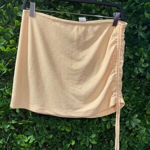 Gianni Bini Peach Ruched Swim Coverup Size Large